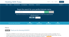 Desktop Screenshot of hostingwithtracy.com